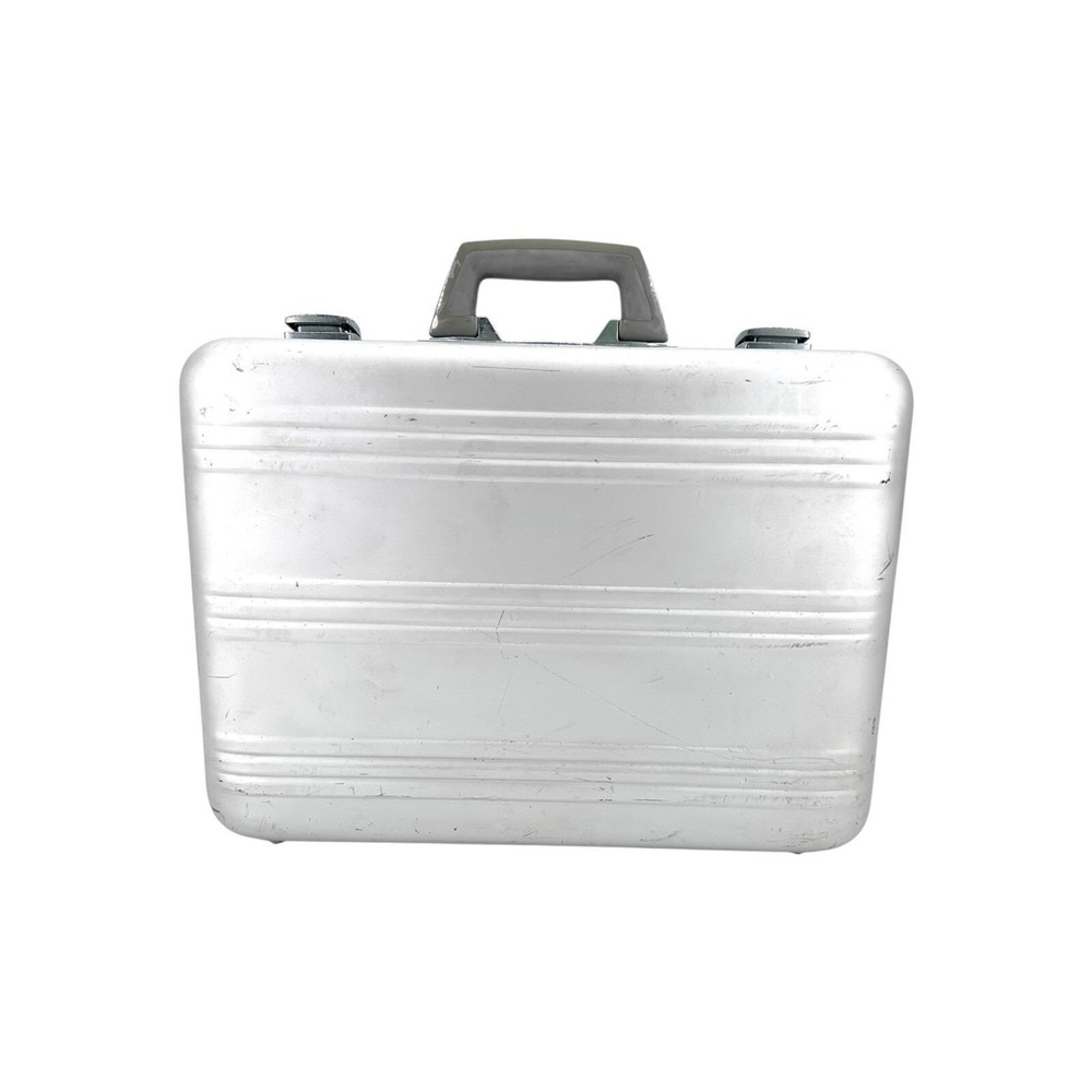 Vintage Aluminum Briefcase Suitcase Tool Case W/Snap-On Tool Pallet Insert *SEE